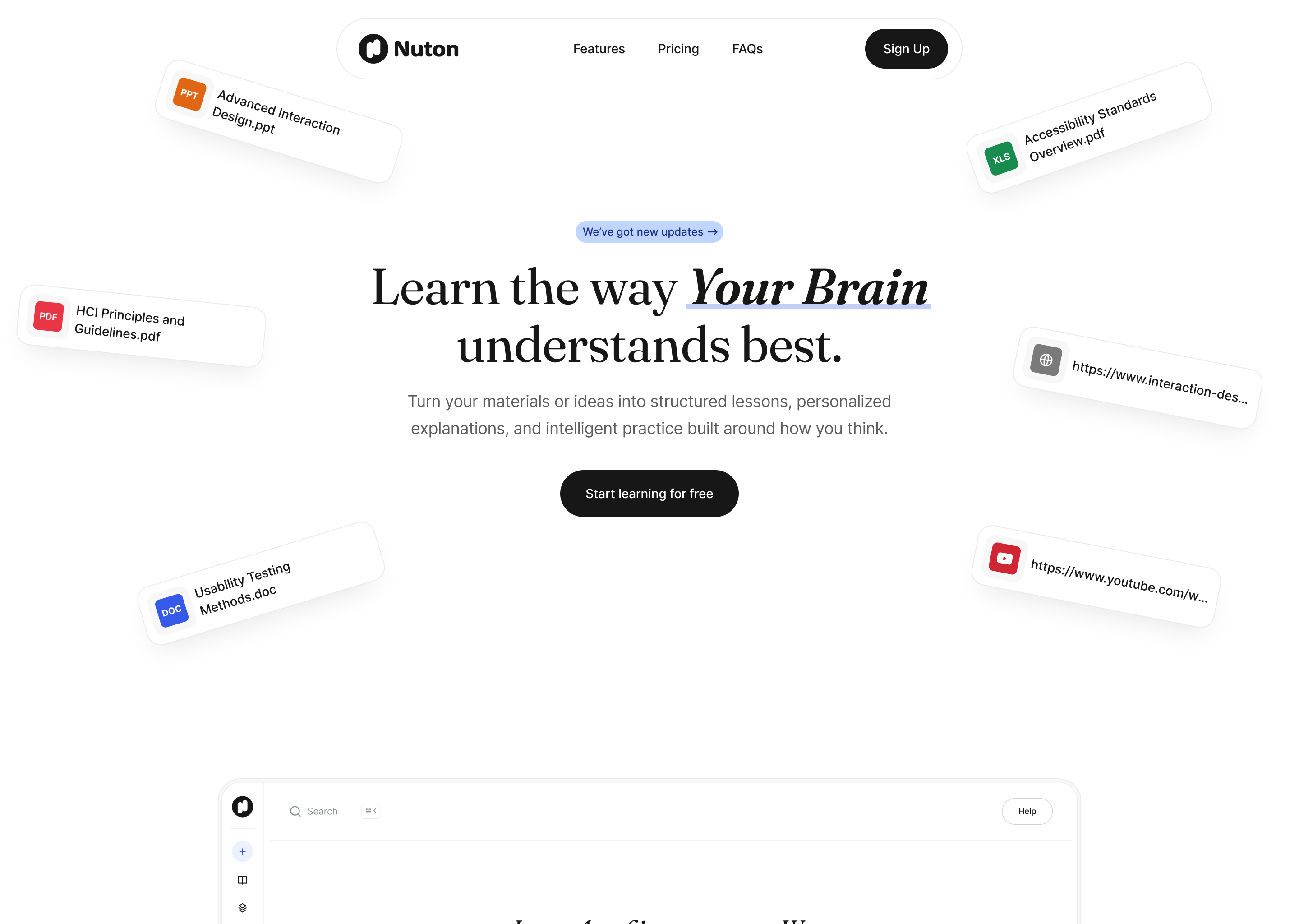 Nuton landing page — view live site